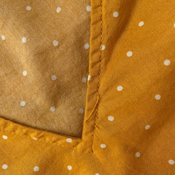 MADEWELL Side-Tie Ruffle Peplum Top in Polka Dot - Picture 5 of 8